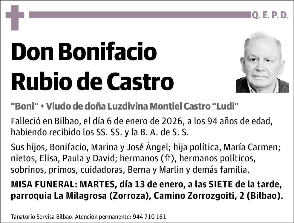 Bonifacio Rubio de Castro