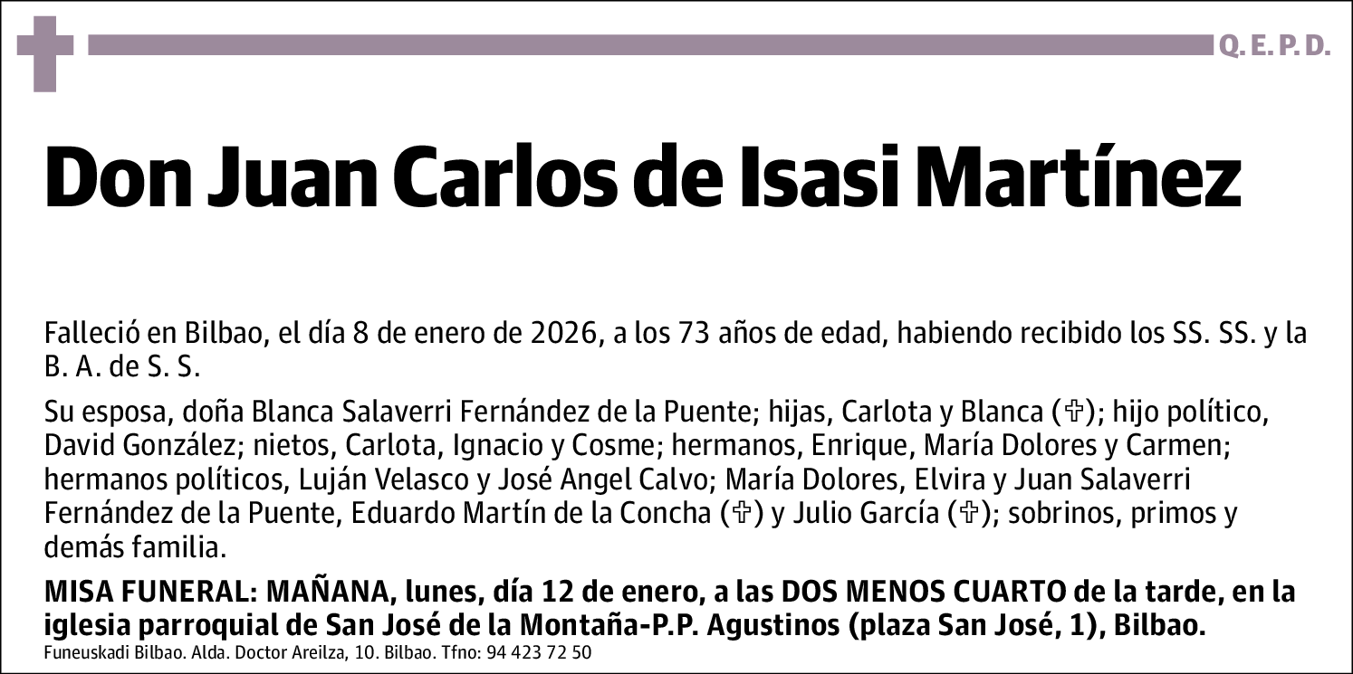 Juan Carlos de Isasi Martínez