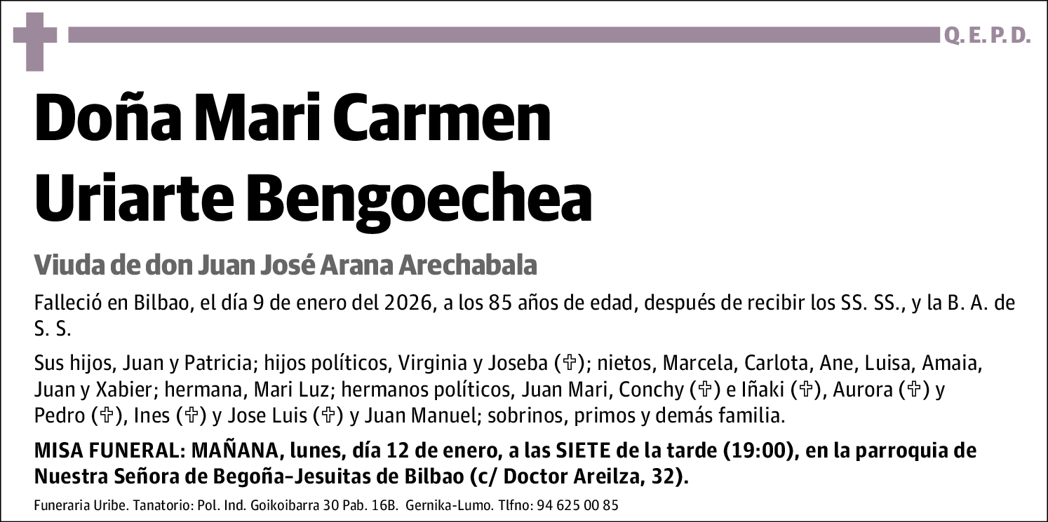 Mari Carmen Uriarte Bengoechea