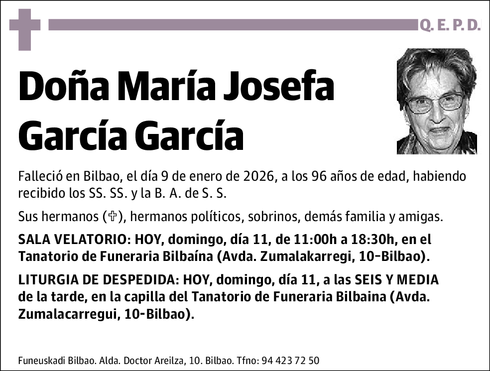 María Josefa García García