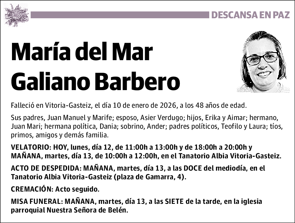 María del Mar Galiano Barbero
