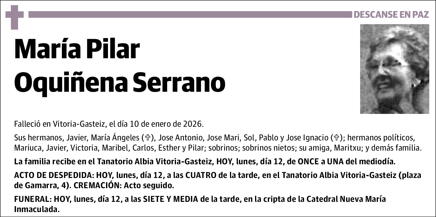 María Pilar Oquiñena Serrano