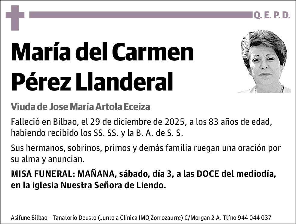 María del Carmen Pérez Llanderal
