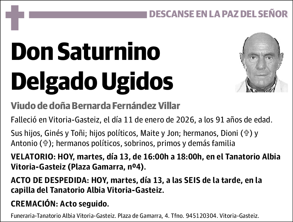 Saturnino Delgado Ugidos