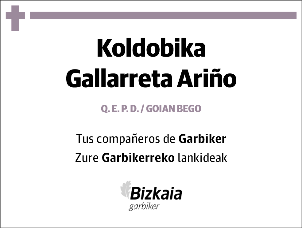 Koldobika Gallarreta Ariño