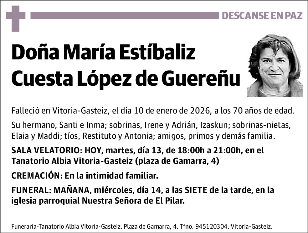 María Estíbaliz Cuesta López de Guereñu