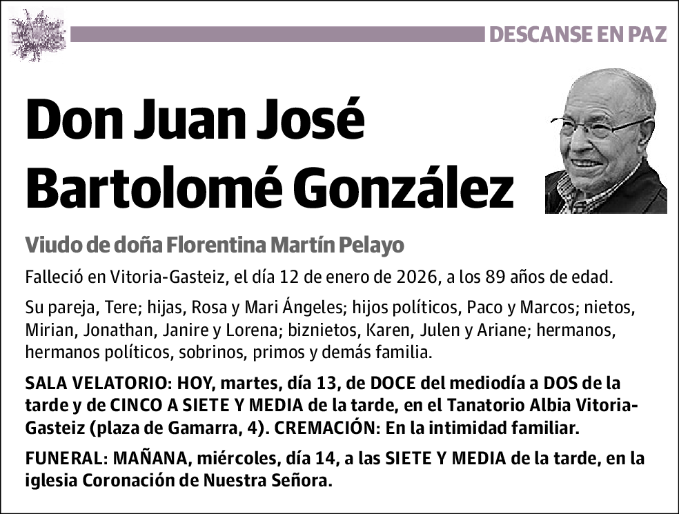 Juan José Bartolomé González