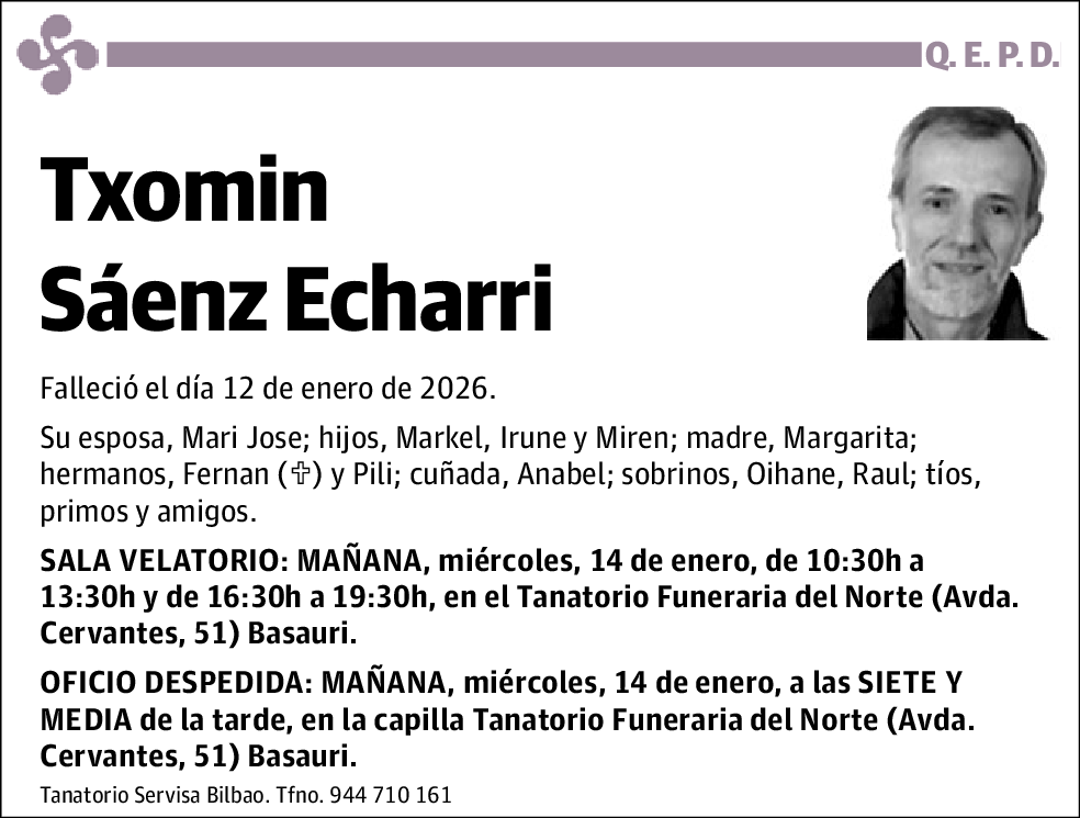 Txomin Saenz Echarri
