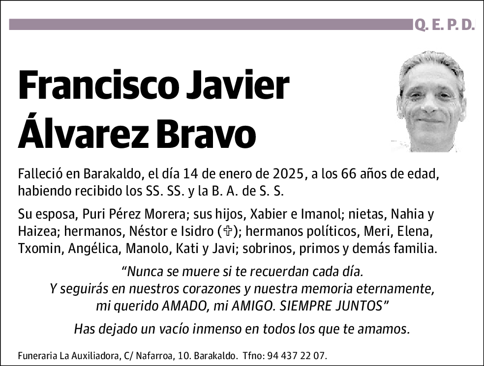 Francisco Javier Álvarez Bravo