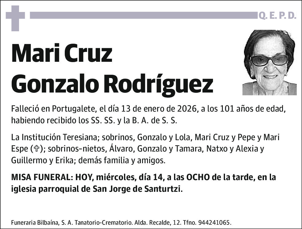 Maria Cruz Gonzalo Rodriguez