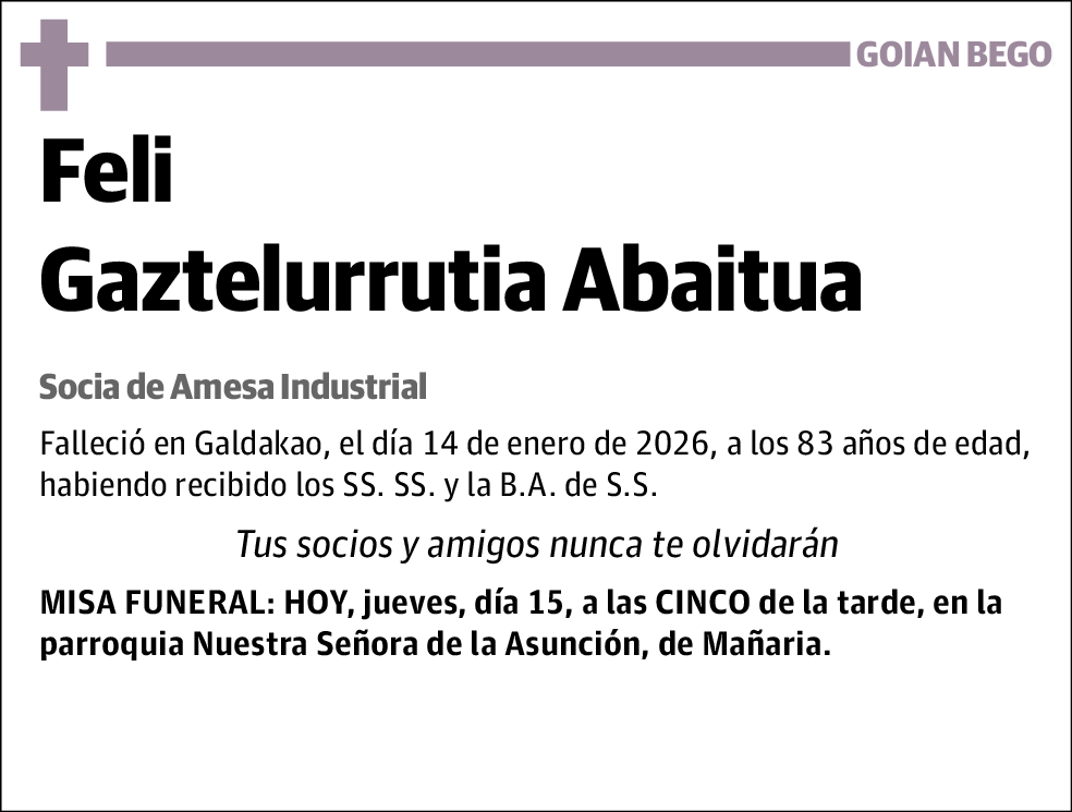 Feli Gaztelurrutia Abaitua