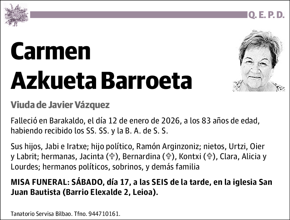Carmen Azkueta Barroeta