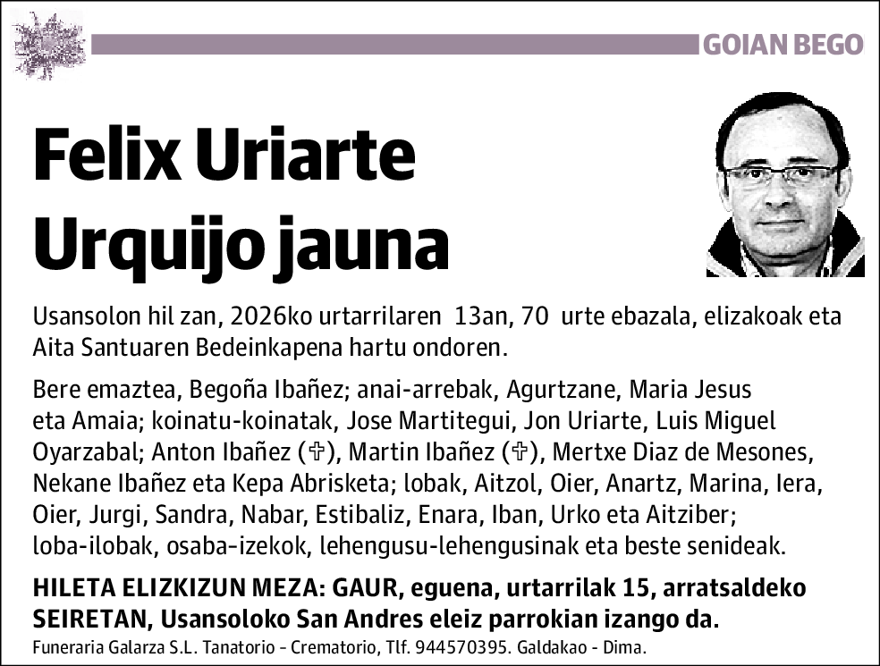 Felix Uriarte Urquijo