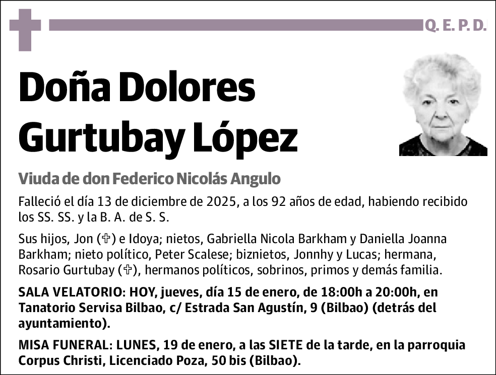 Dolores Gurtubay López