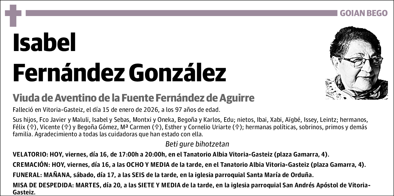 Isabel Fernández González