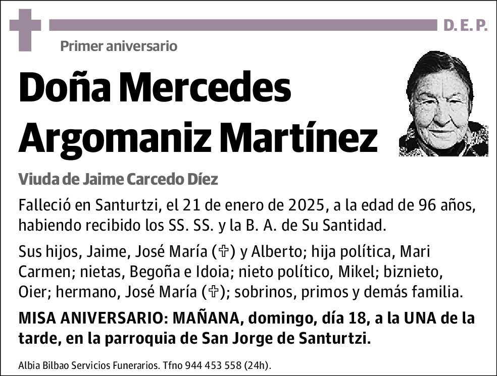 Mercedes Argomaniz Martínez