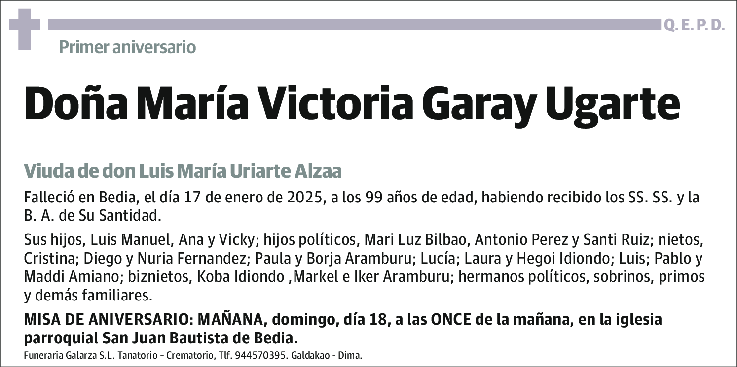 María Victoria Garay Ugarte