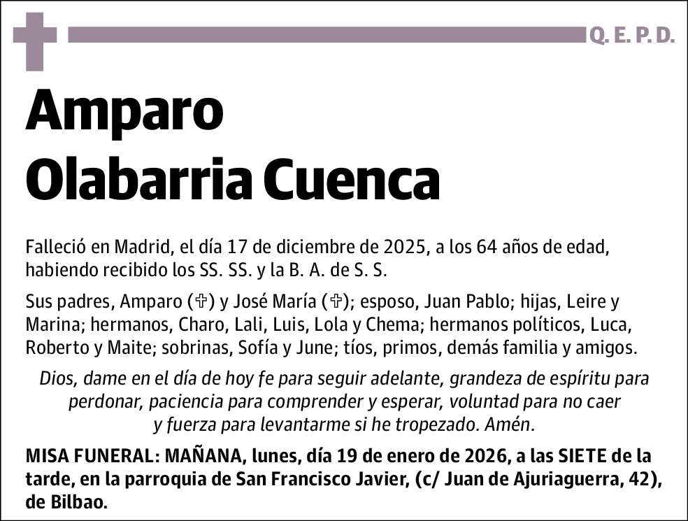 Amparo Olabarria Cuenca