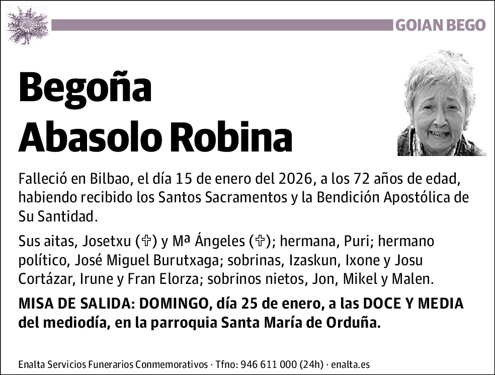 Begoña Abasolo Robina