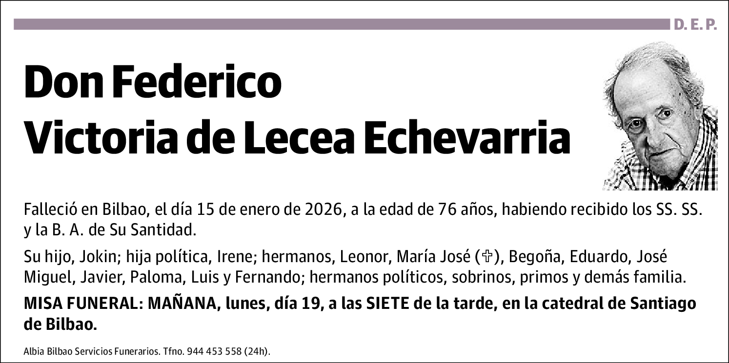 Federico Victoriad de Lecea Echevarria