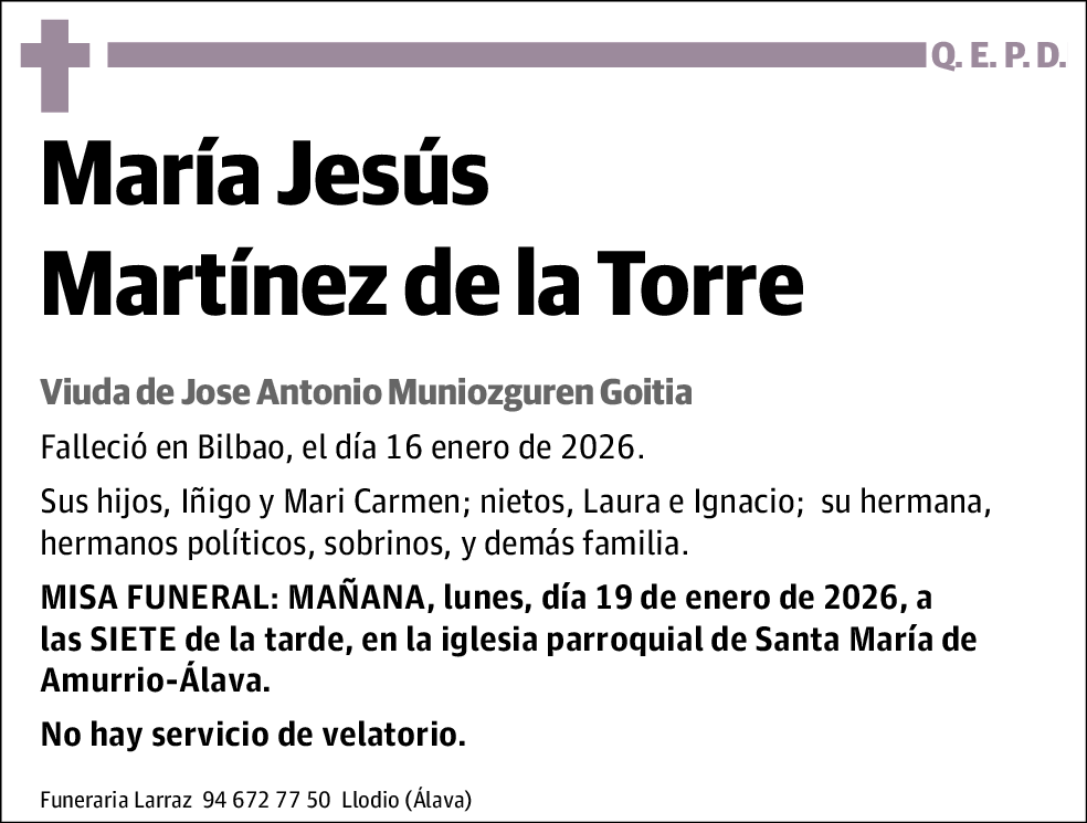 María Jesús Martínezd de la Torre