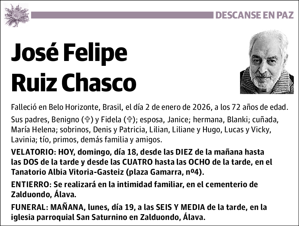 José Felipe Ruiz Chasco