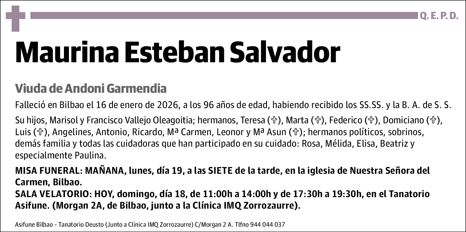 Maurina Esteban Salvador