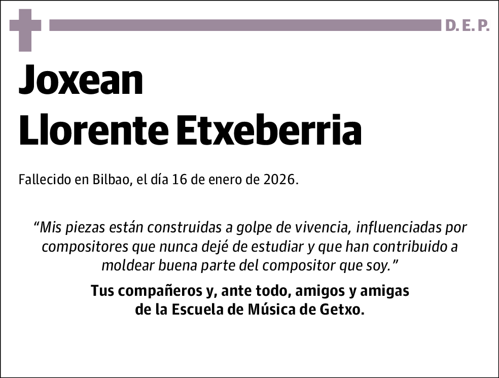 Joxean Llorente Etxeberria