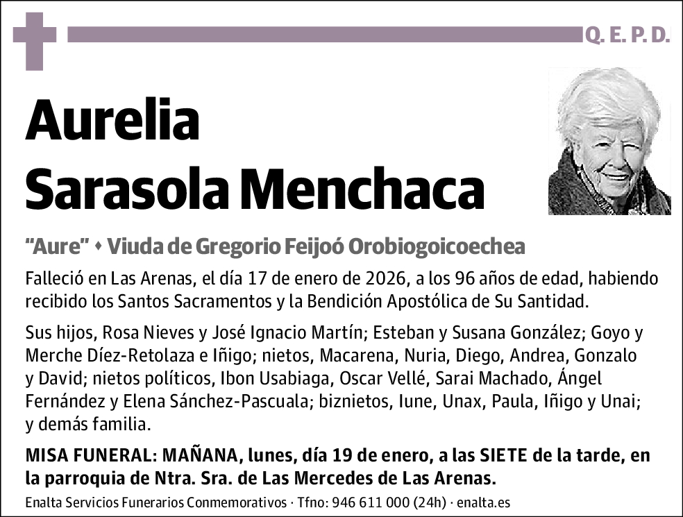 Aurelia Sarasola Menchaca