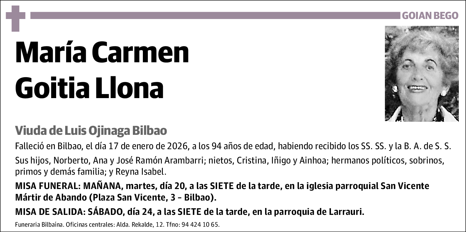 María Carmen Goitia Llona