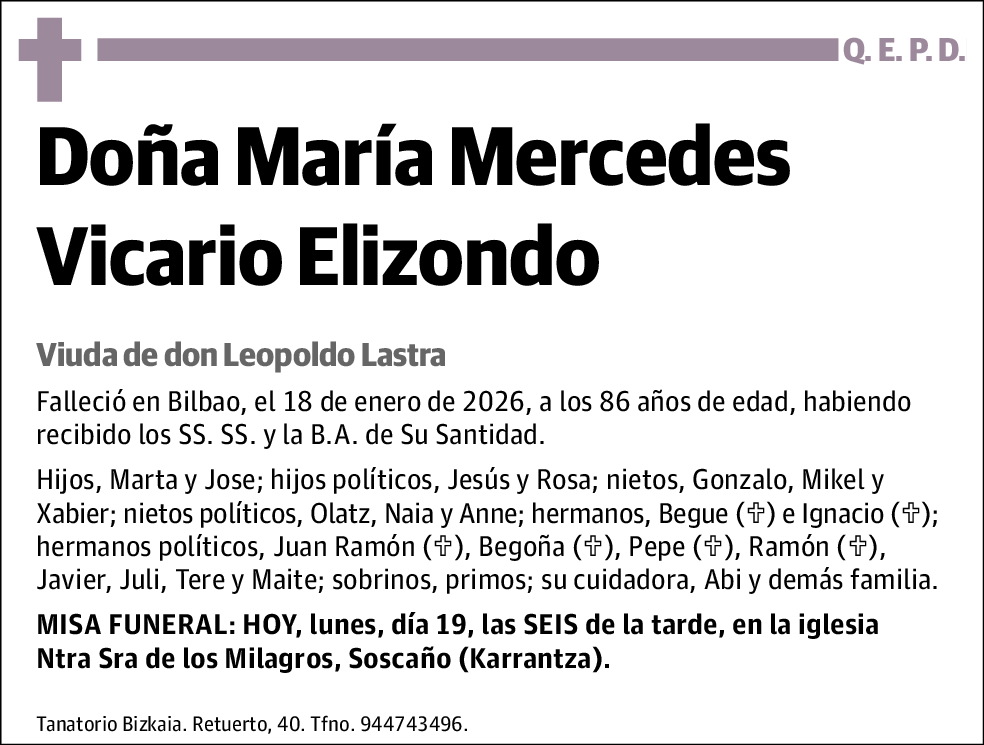 María Mercedes Vicario Elizondo