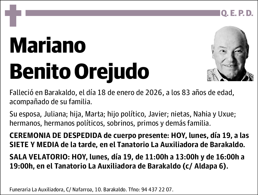 Mariano Benito Orejudo
