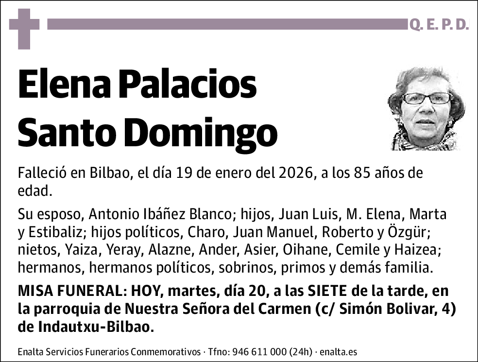 Elena Palacios Santo Domingo