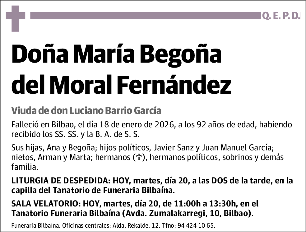 María Begoña del Moral Fernández