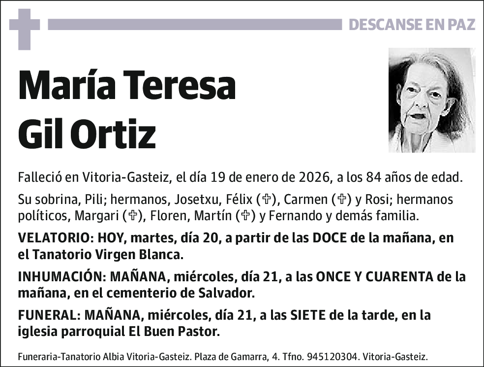 María Teresa Gil Ortiz
