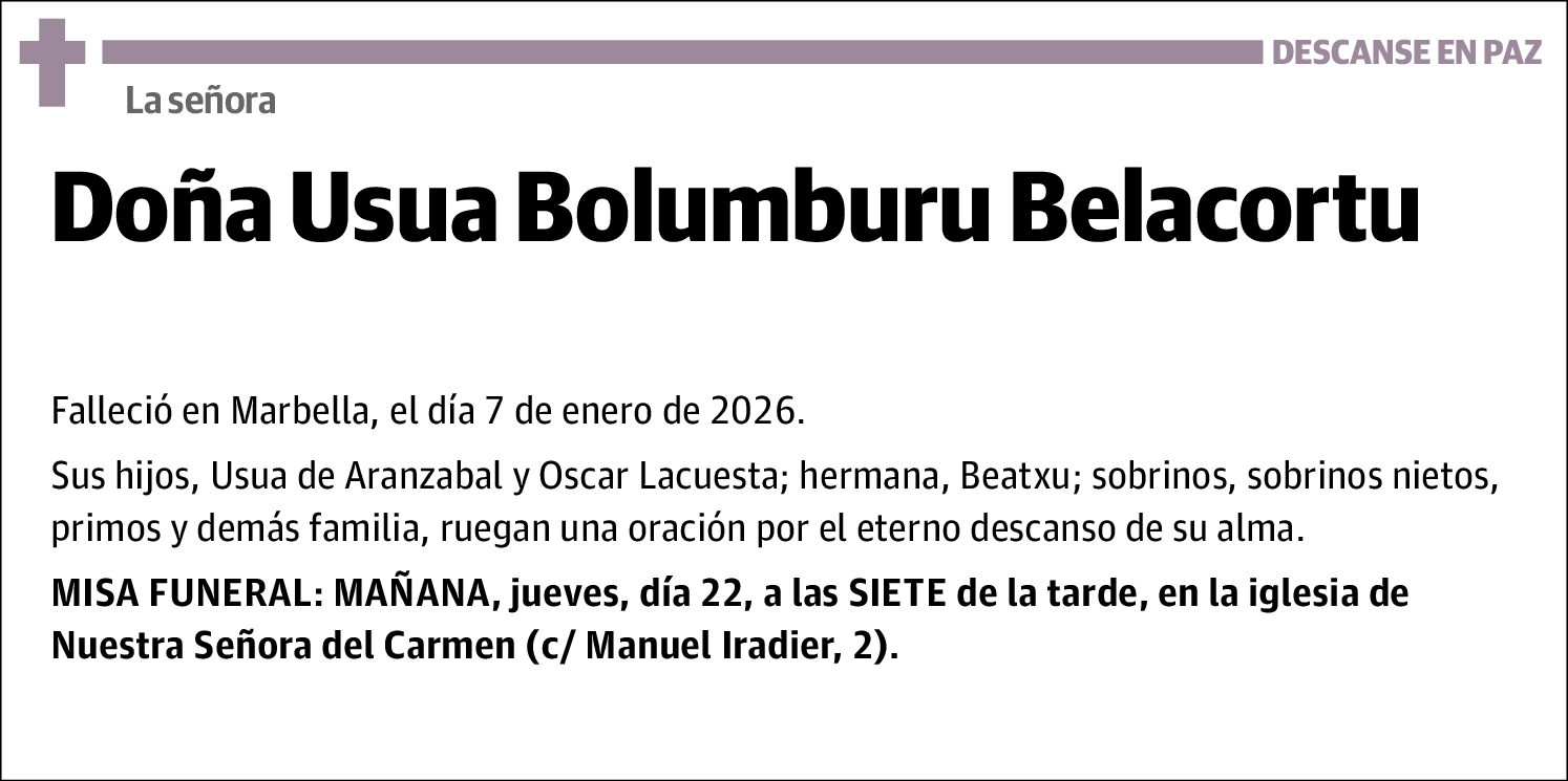 Maria Agustina Bolumburu Belacortu