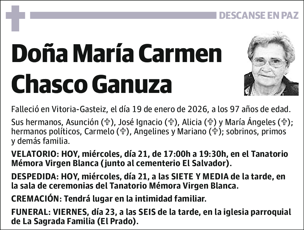 María Carmen Chasco Ganuza