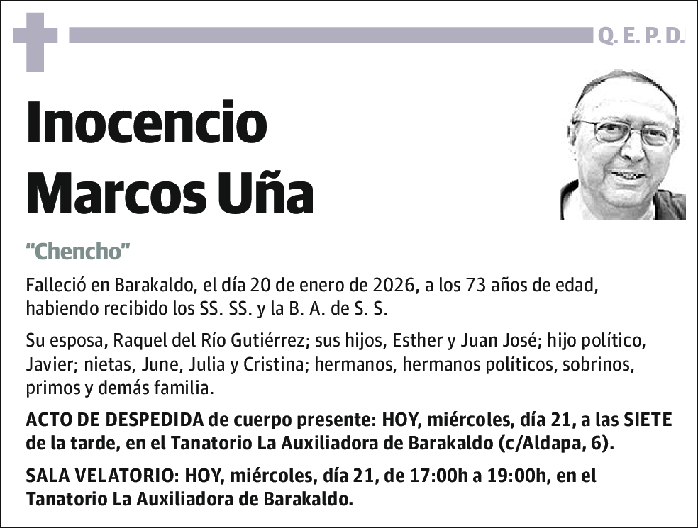 Inocencio Marcos Uña