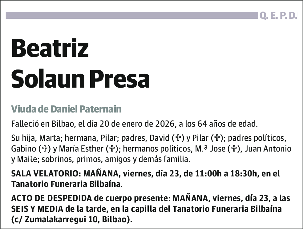 Beatriz Solaun Presa