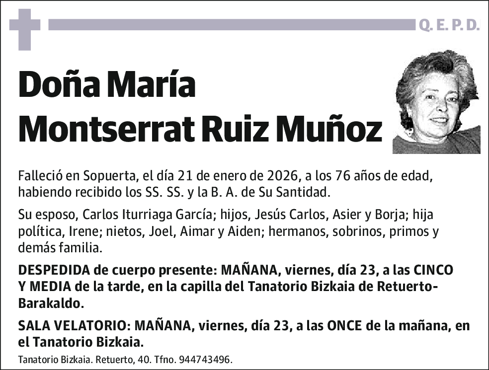 María Montserrat Ruiz Muñoz