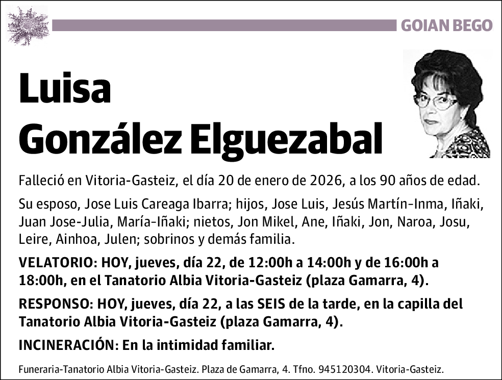 Luisa González Elguezabal