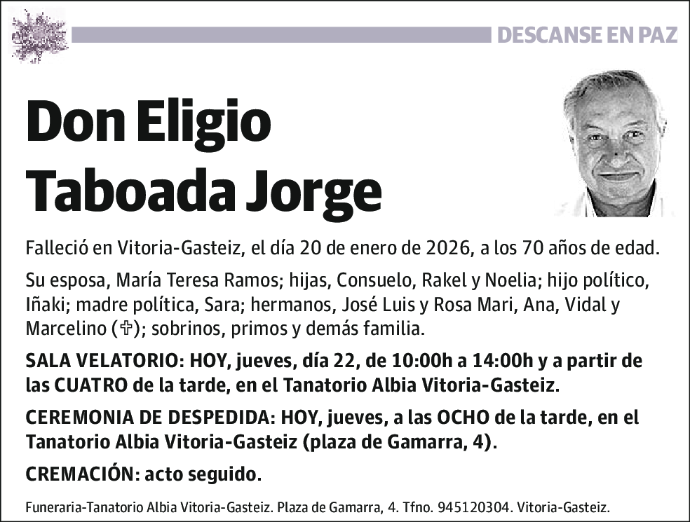 Eligio Taboada Jorge