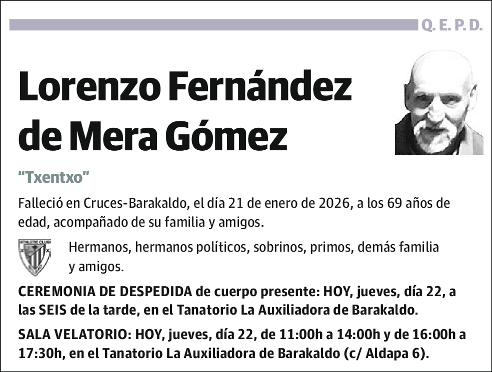 Lorenzo Fernández de Mera Gómez