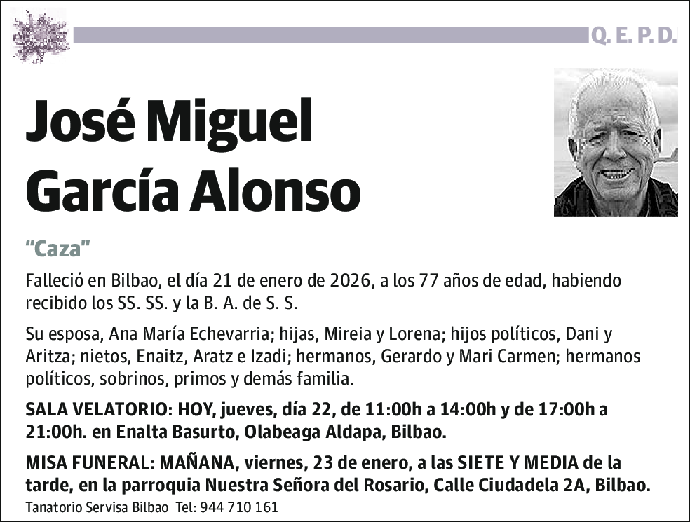 Jose Miguel García Alonso