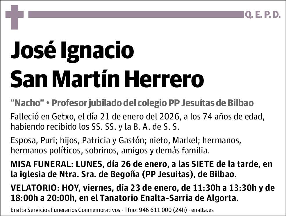 Jose Ignacio San Martín Herrero