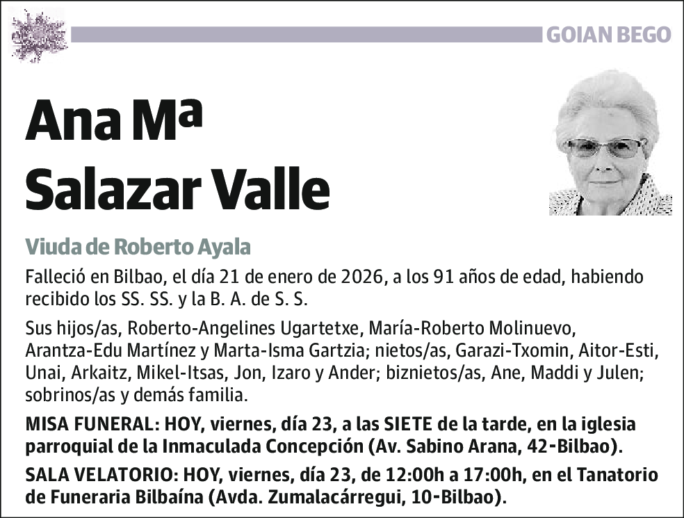 Ana María Salazar Valle