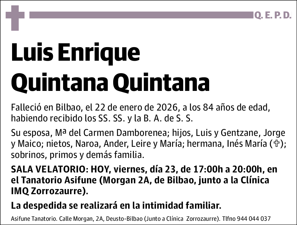 Luis Enrique Quintana Quintana