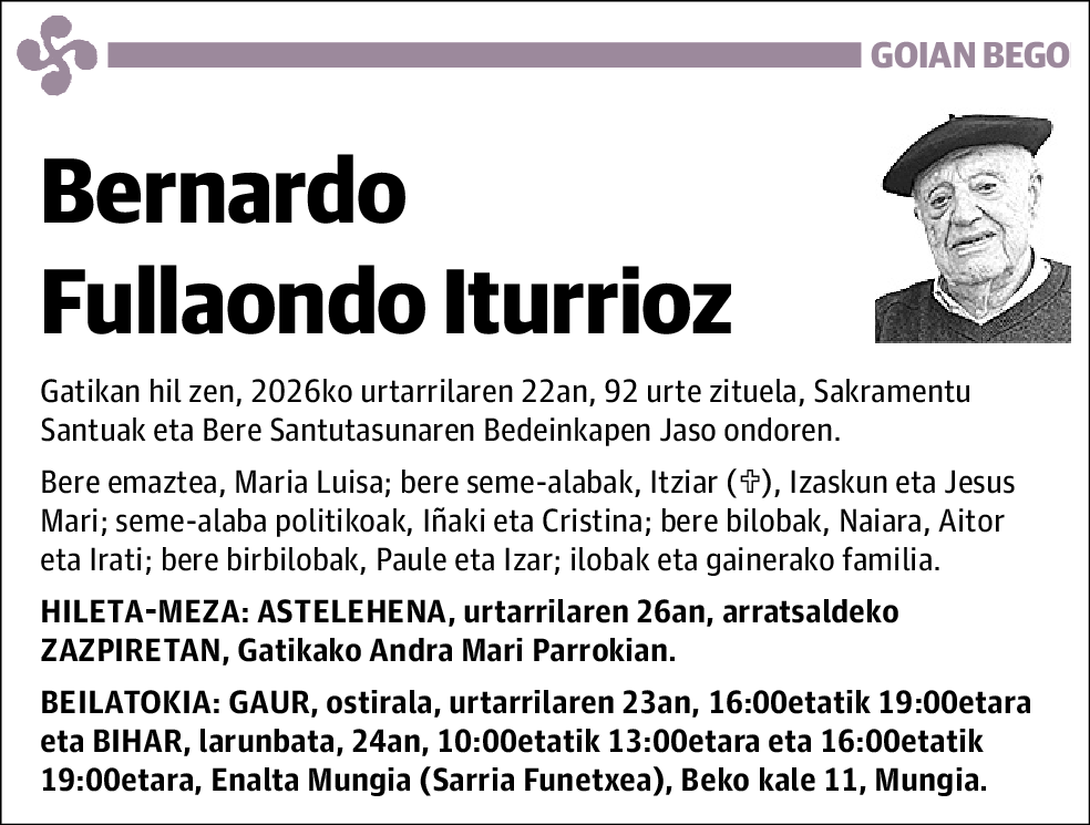Bernardo Fullaondo Iturrioz