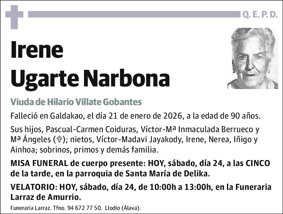 Irene Ugarte Narbona