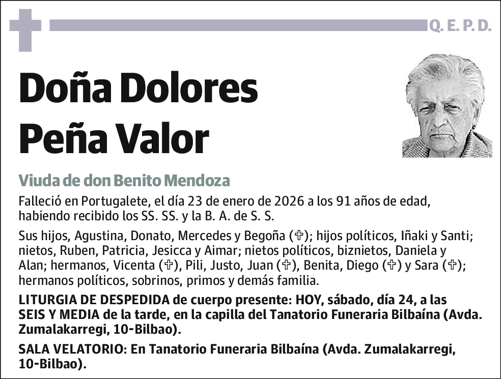 Dolores Peña Valor